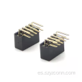 Conector de cabecera hembra de 1,27 mm de ángulo recto 10P